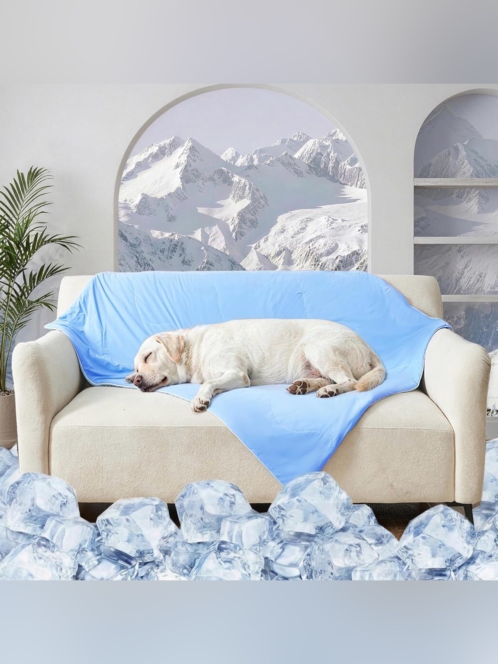 Cooling Blanket for Dogs, Dog Blanket for Large Dog